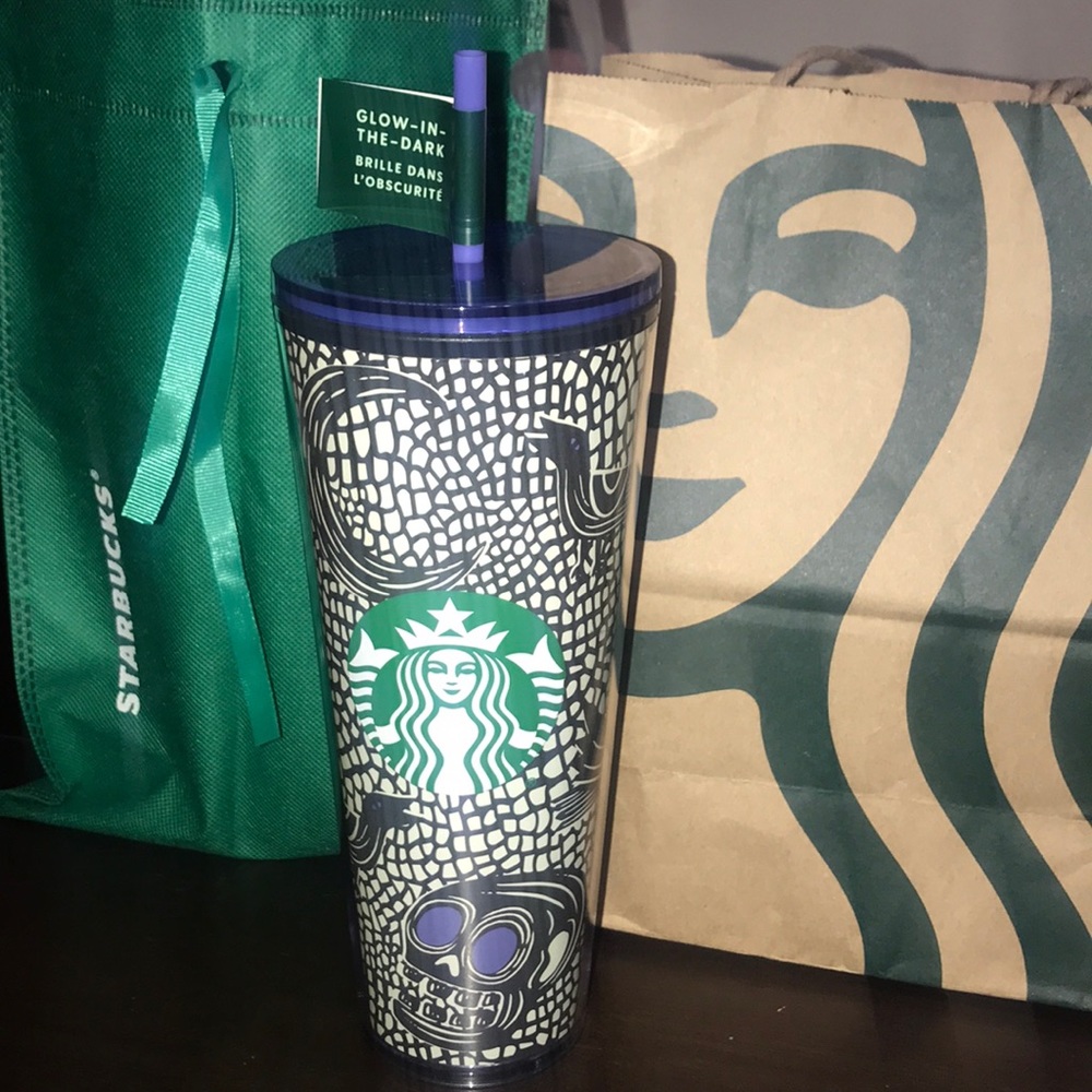 Starbucks 2020 glow in the dark Halloween tumbler